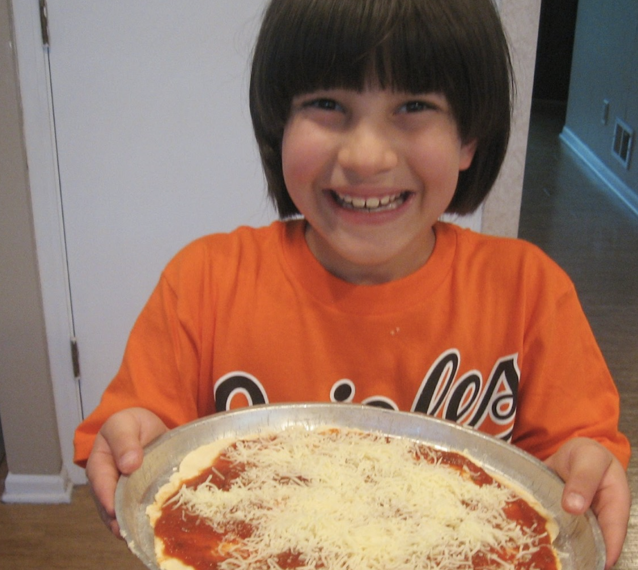 Dominic at a young age