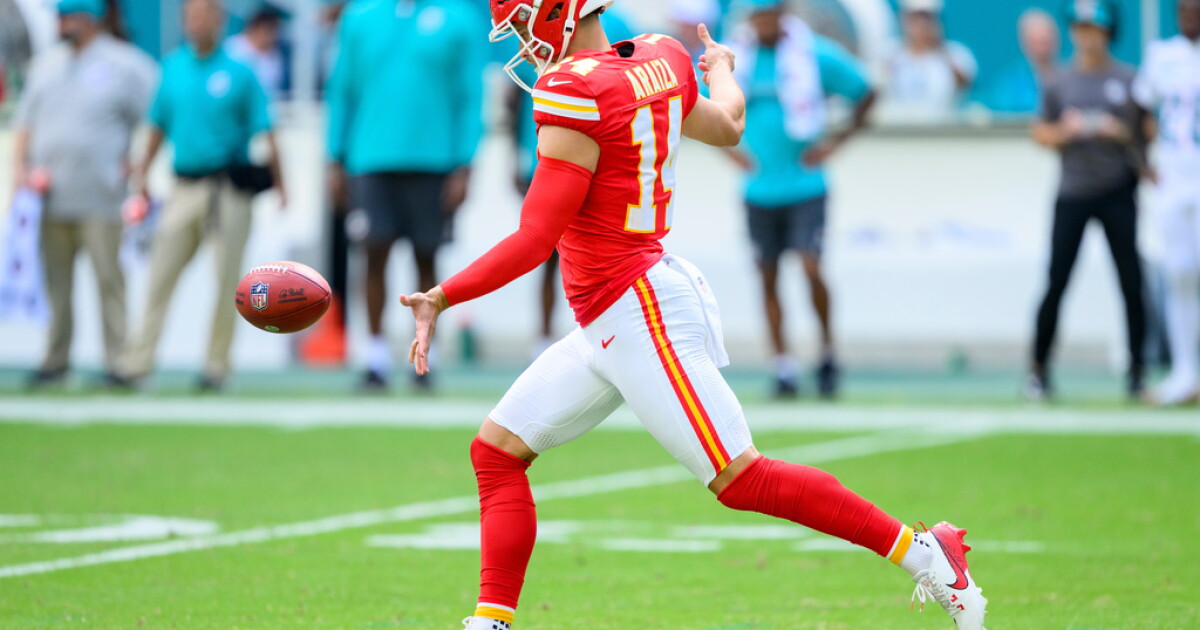 Chiefs punter Matt Araiza wins AFC Special Teams Player of the Week