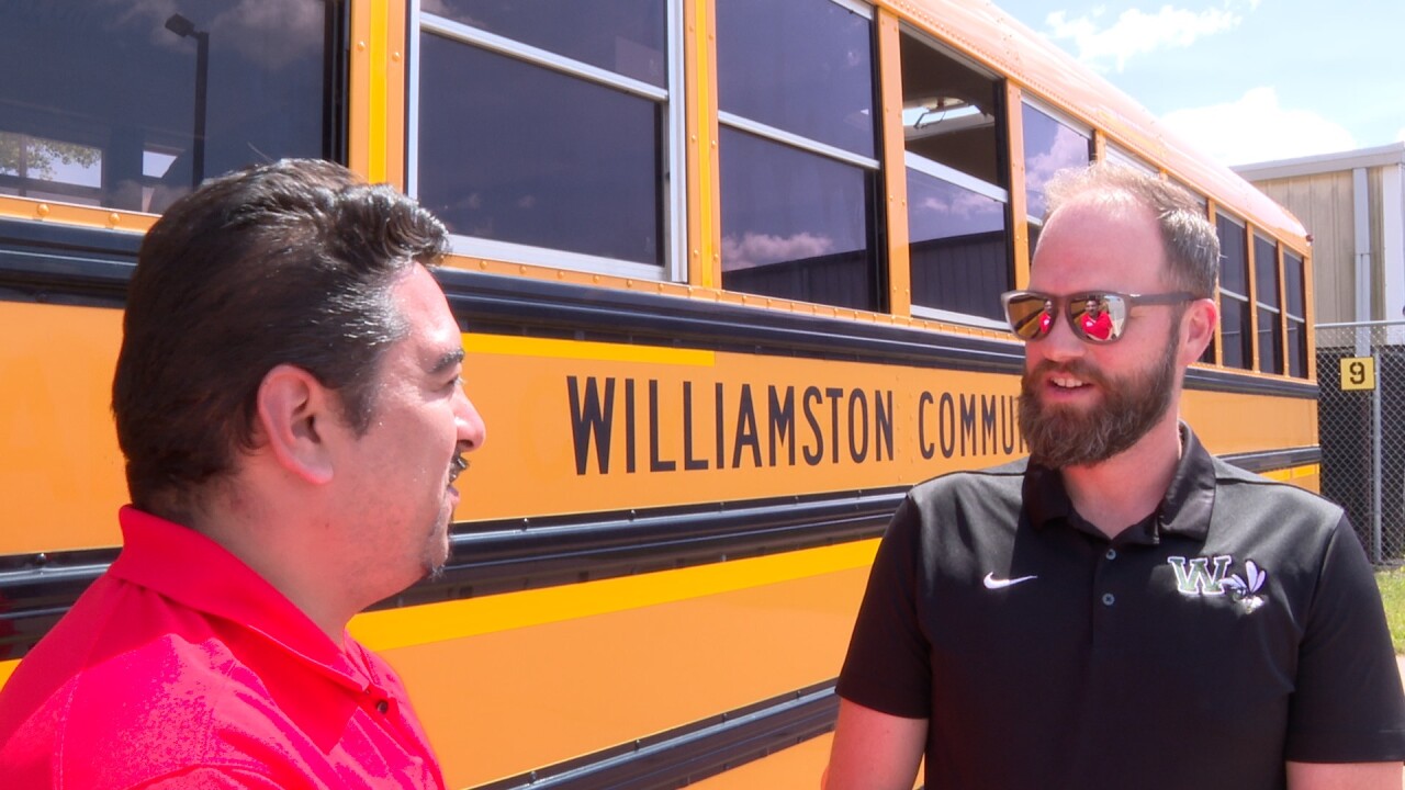 Senior Reporter Danny Valle speaks with Brandon Weitgartz, director of facilities and operations at Williamston Community Schools