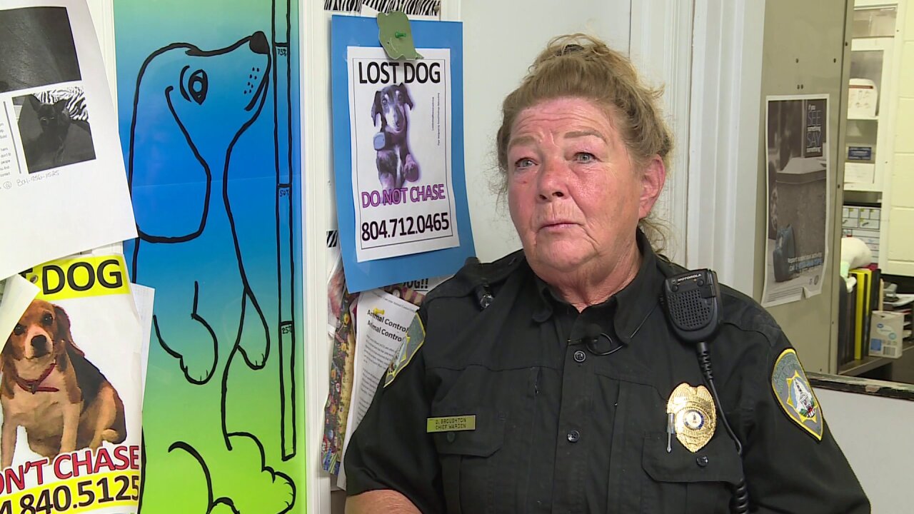 Petersburg Animal Care and Control Chief Warden Debbie Broughton