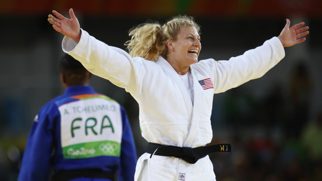 Local gold medalist applauds Larry Nassar's accusers, discusses her own sexual abuse