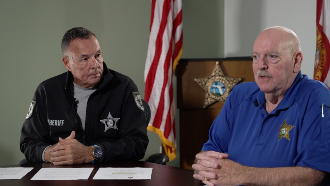 Charlotte County Cold Case Detectives Kurt Mehl (left) and Mike Vogel