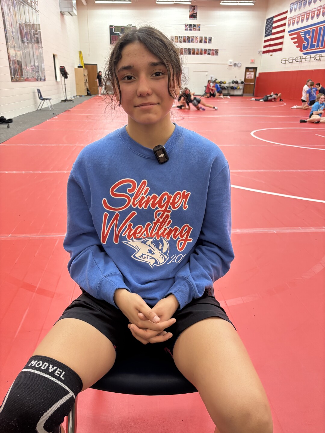 Tatiana Campos is a sophomore on the Slinger Girls Wrestling team