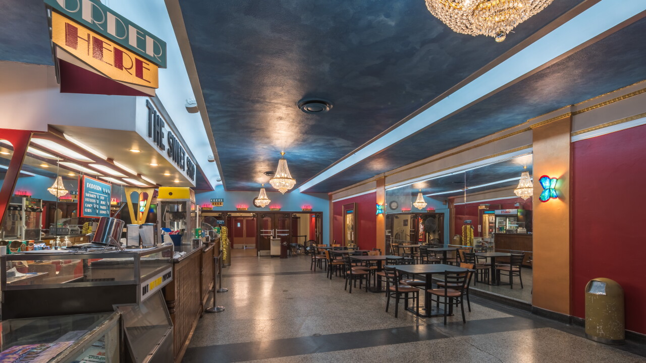 Detroit, MI - A view of the interior of the Senate Theatre on Mi