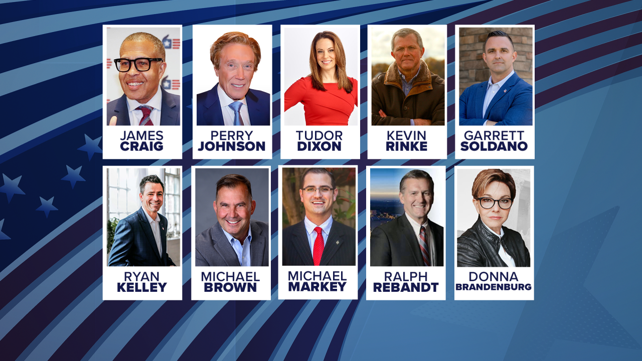 The 10 Republican Candidates for Governor
