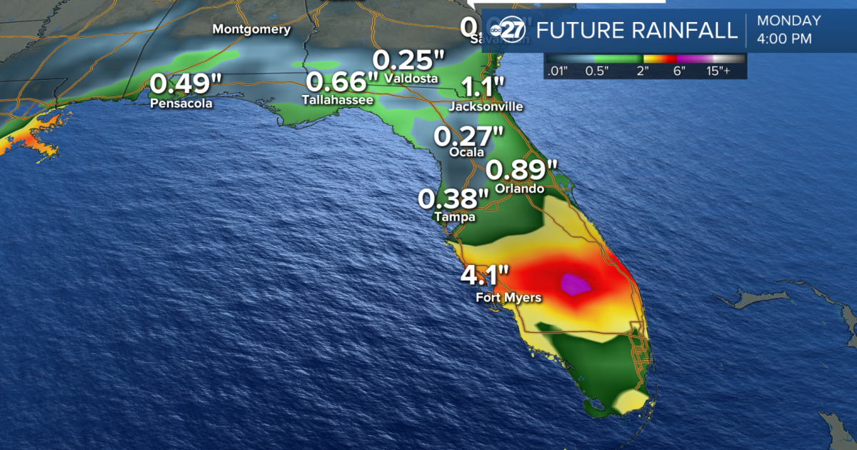 Rain chances increase but bulk of tropical moisture stays south