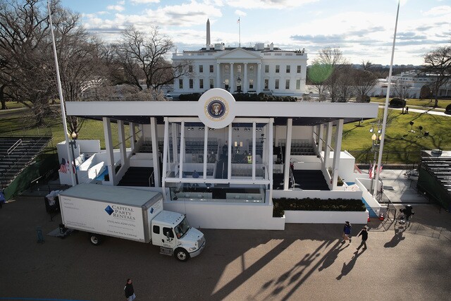 Photos of inauguration 2017 events in Washington DC