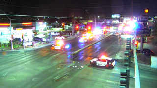 RTC: Crash closes intersection of Nellis Boulevard, Owens Avenue