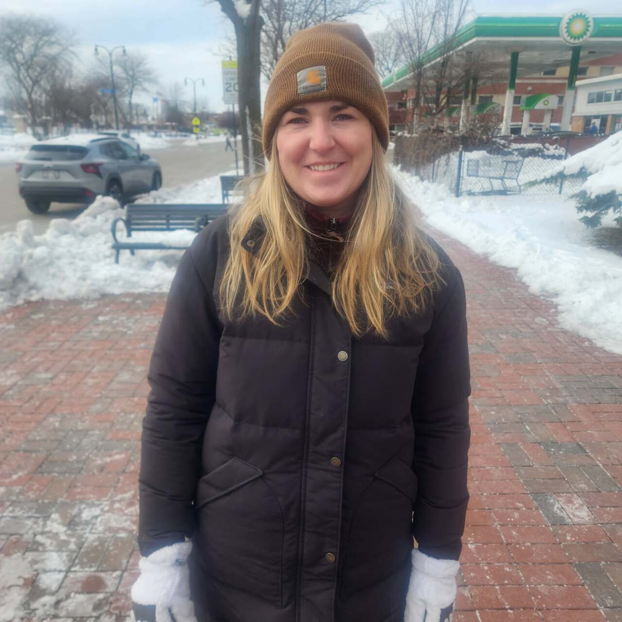 Autumn Peterson, another holiday shipper 