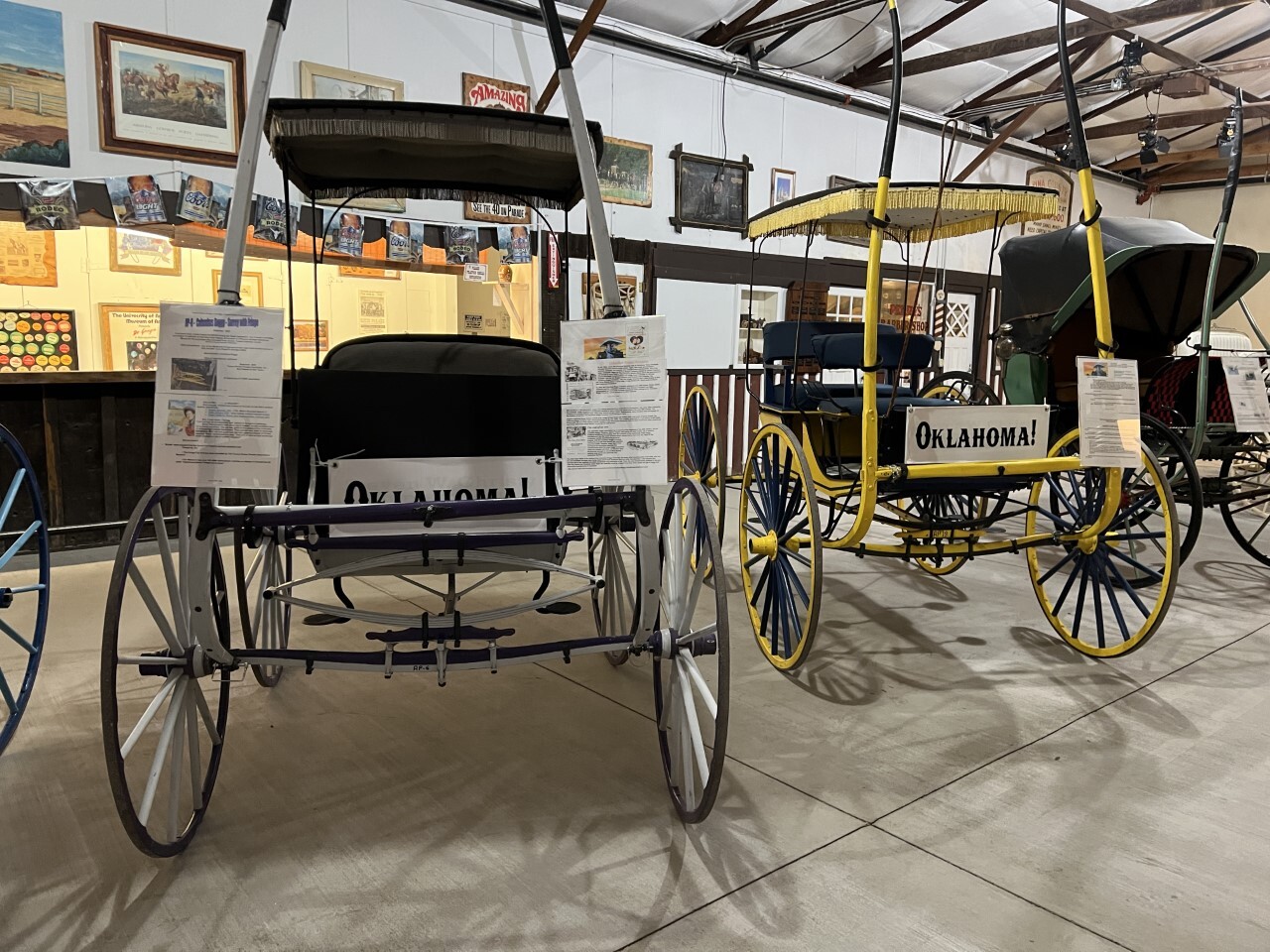 Carriages from the movie "Oklahoma"