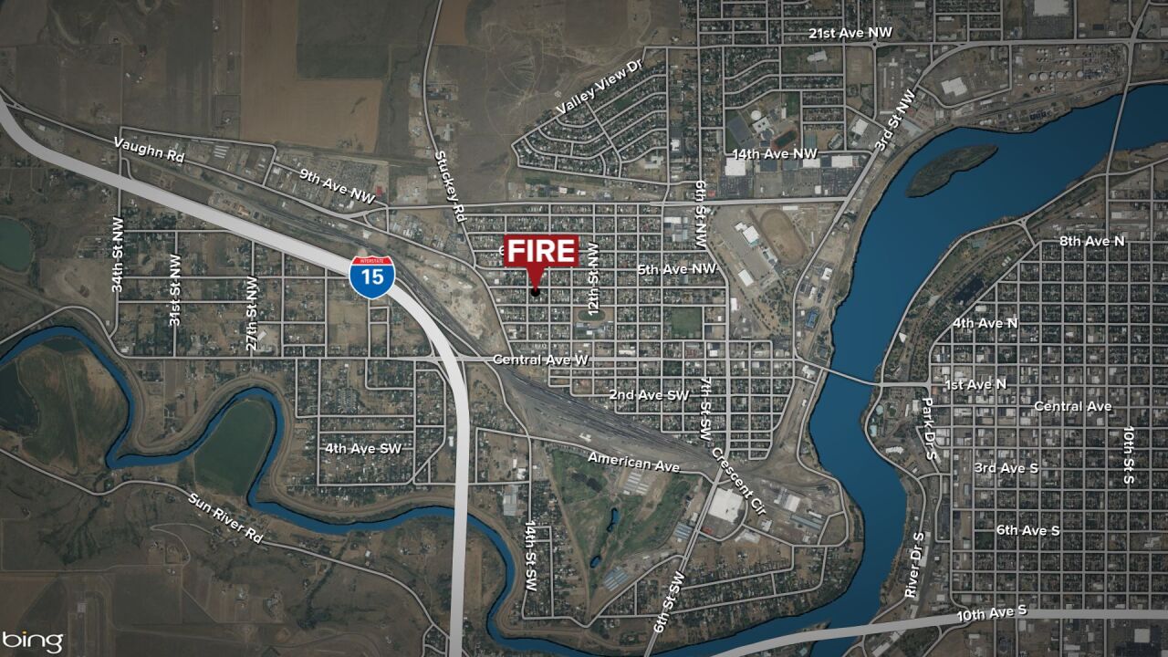 Structure fire reported in Great Falls (February 4, 2026)