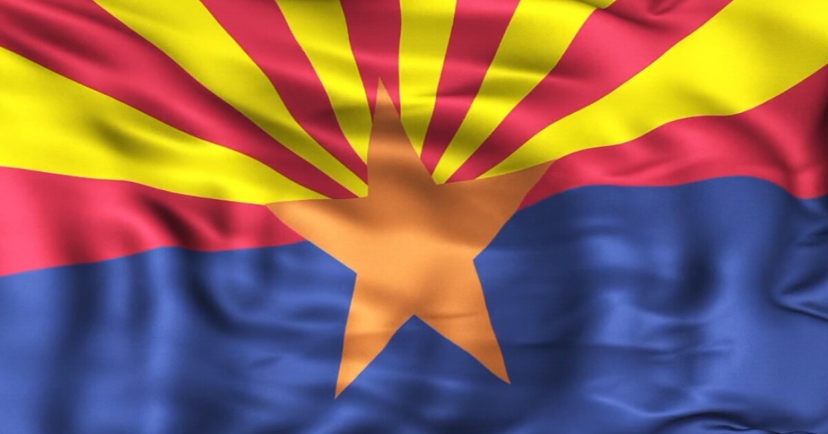 Copper star and crepuscular rays set Arizona's flag apart from all others