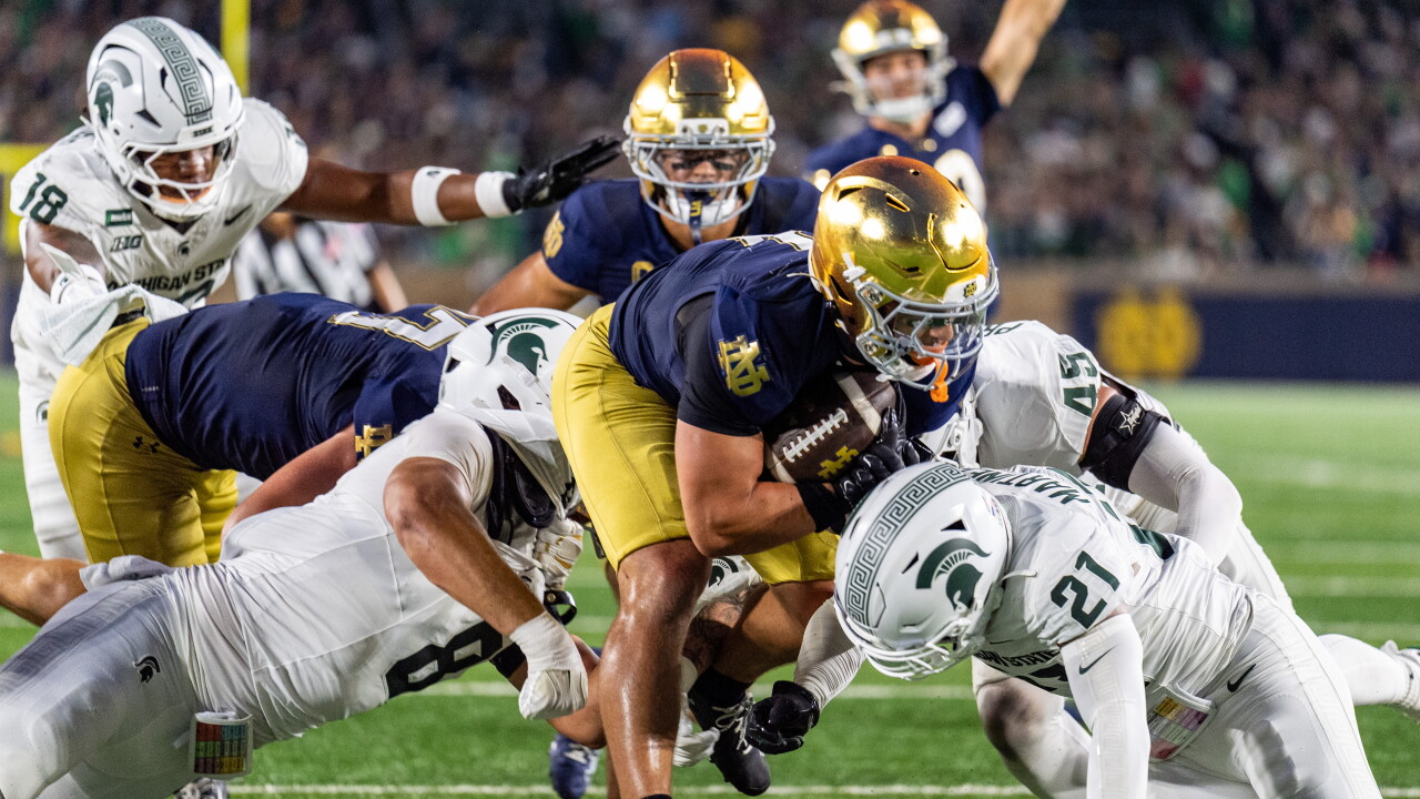 Michigan St Notre Dame Football