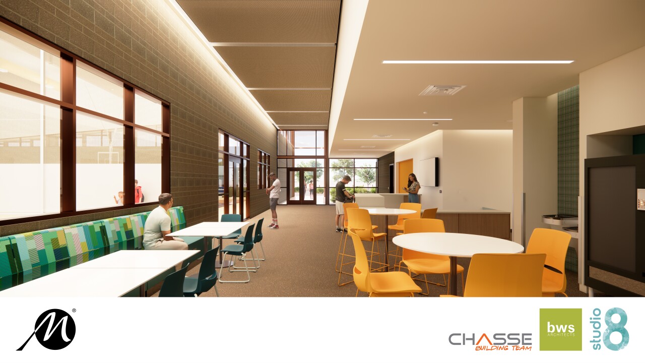 Tournament Lobby rendering | The Fieldhouse at Copper Sky in Maricopa City