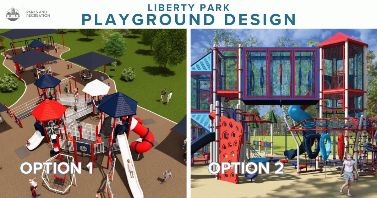Boise Parks & Rec wants your input on new playground design at Liberty Park