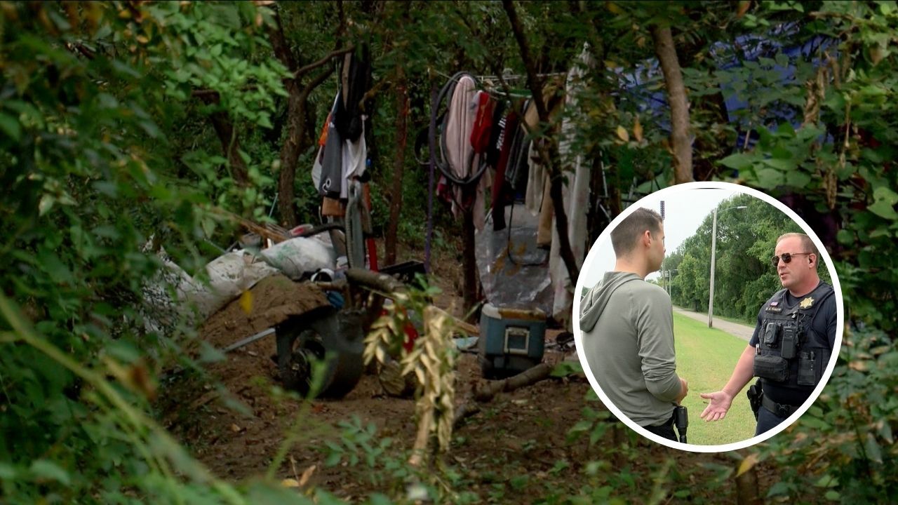 Homeless encampment TPD