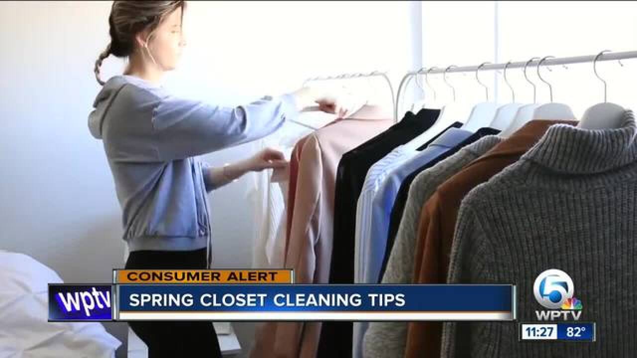 Spring cleaning closet tips