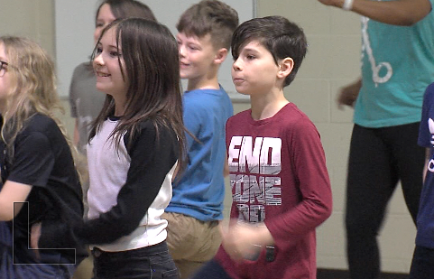 Dancers perform at their showcase