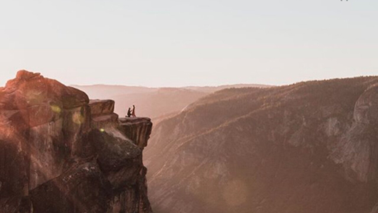 Michigan photographer searching for mystery engagement couple in Yosemite photo