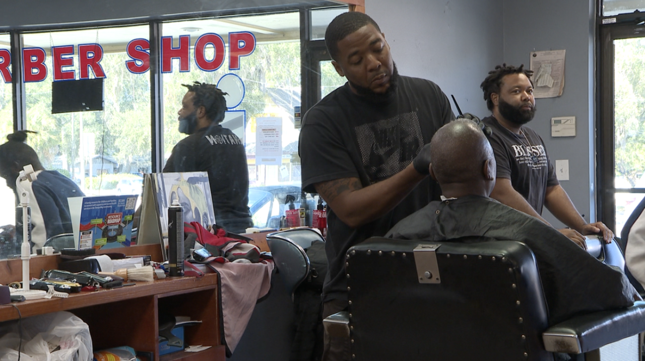 Barber shop wellness hub