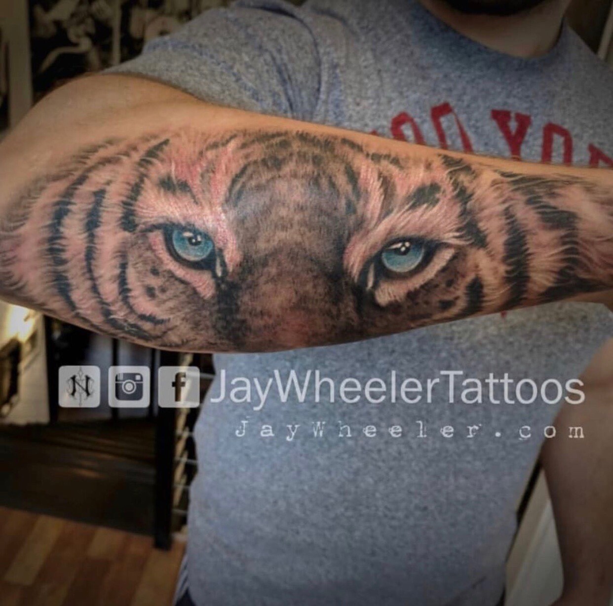 Tiger Face Tattoo