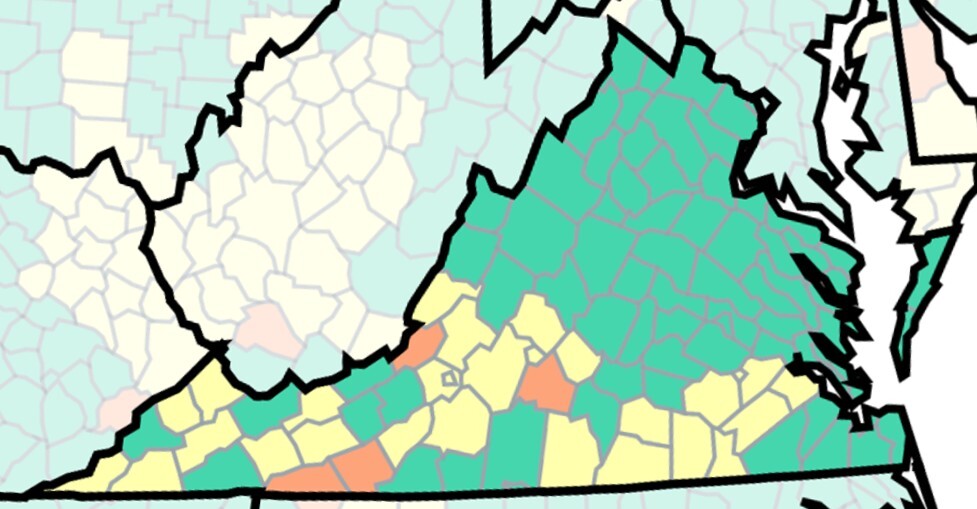 COVID-19 Community Levels calculated on Oct. 13, 2022.