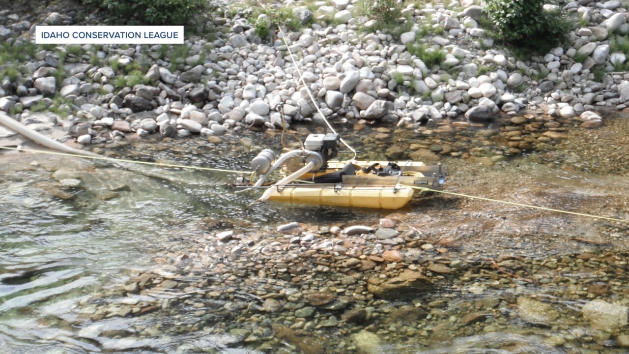 Dredge mining operation