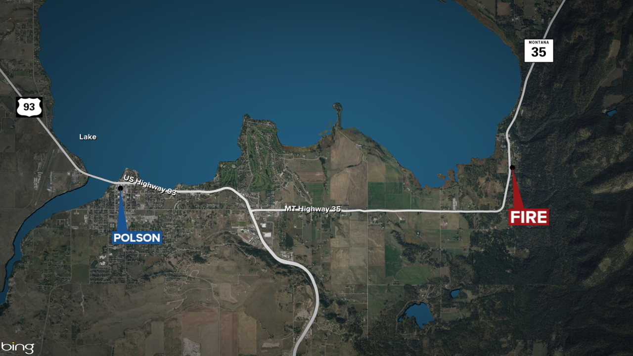 Polson House Fire Map
