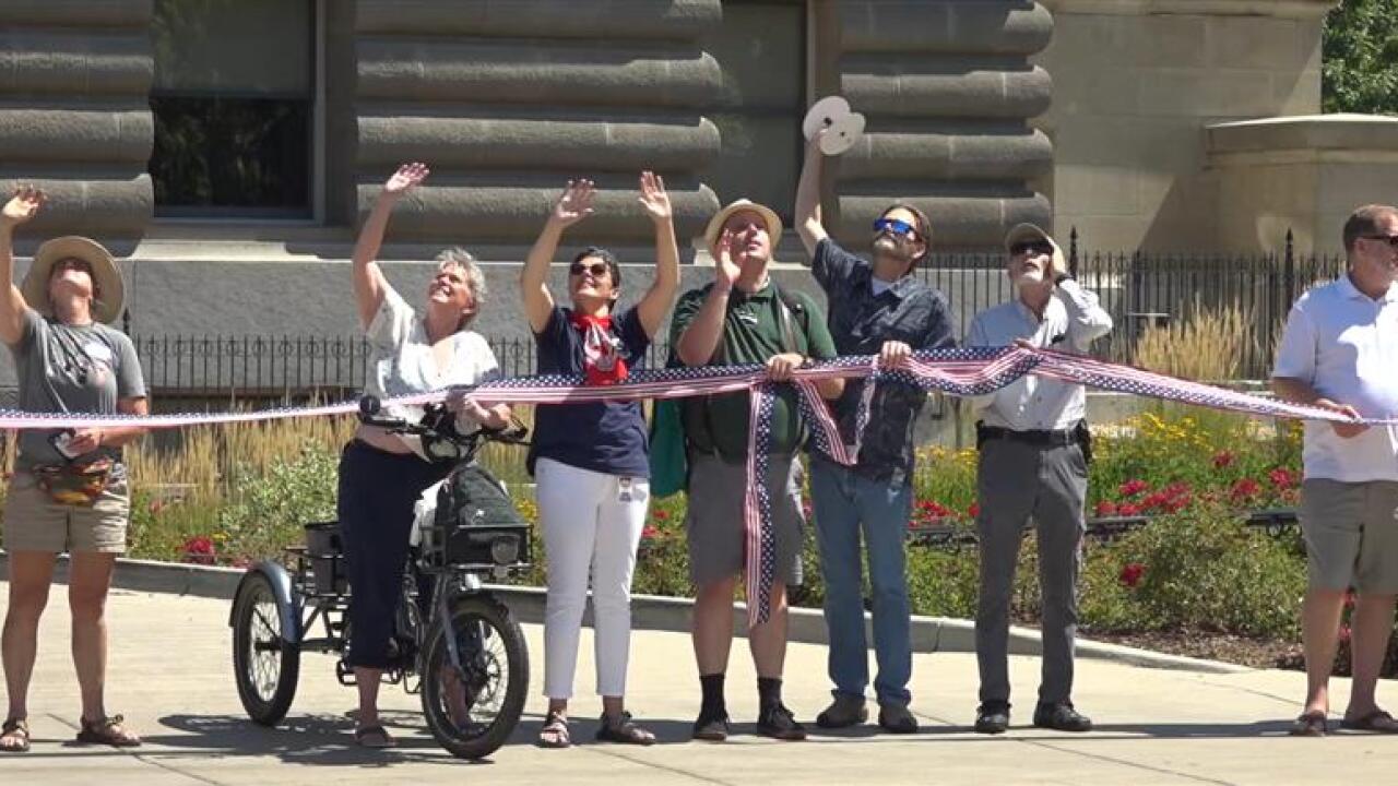 hands around the capitol boise
