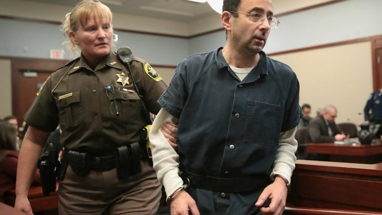 Nassar moved to federal correctional facility in Milan, MI