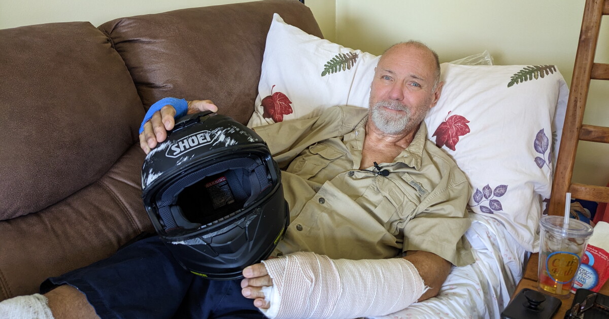 Montana motorcyclist survives crash - Vimarsana News