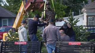 Montana News Statue delivered in advance of Montana Firefighters Memorial ceremony Russ Riesinger