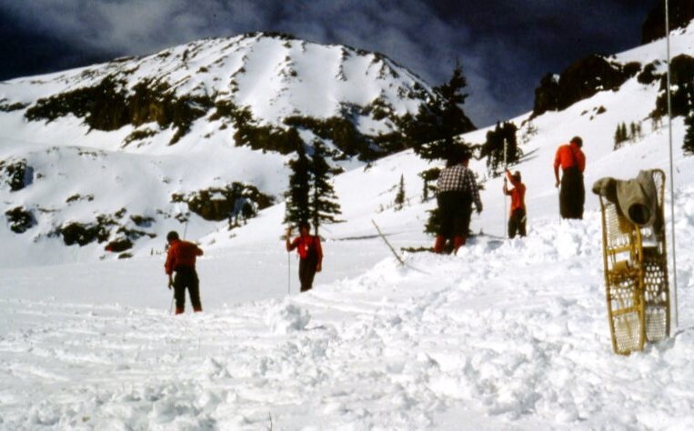 Ground search operations in 1983 for Rudi Moder Courtesy Rocky Mountain National Park.jpg