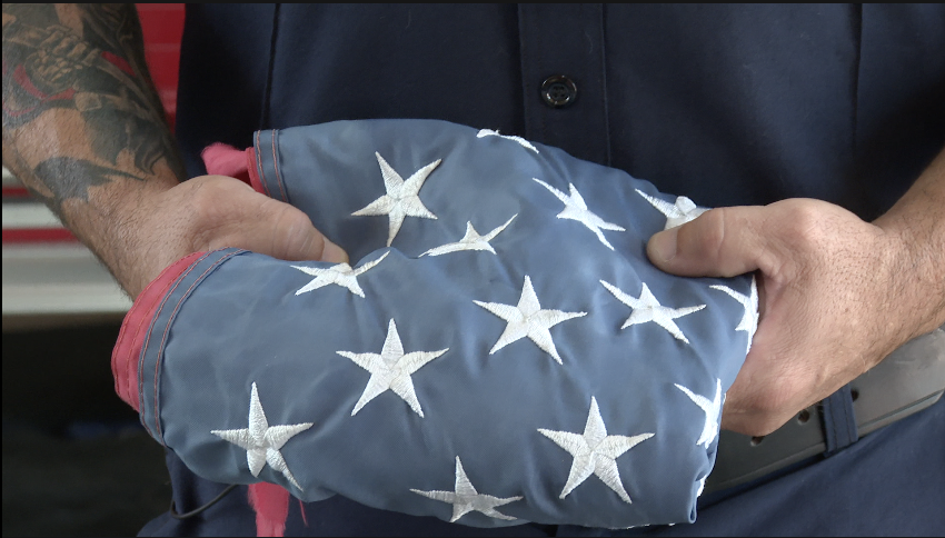 Skiatook Firefighter flag