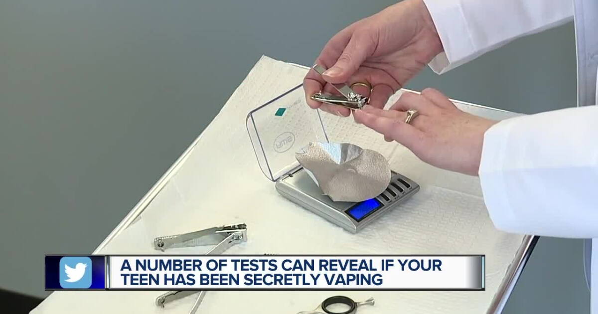 Vaping Test Example Royal Oak lab can test for vaping