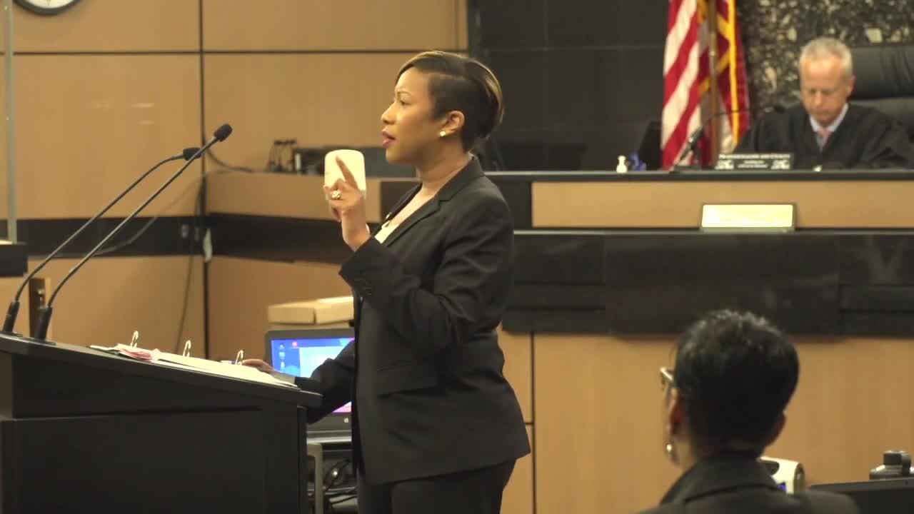 State prosecutor Alexcia Cox makes closing arguments in Euri Jenkins murder trial, May 5, 2022