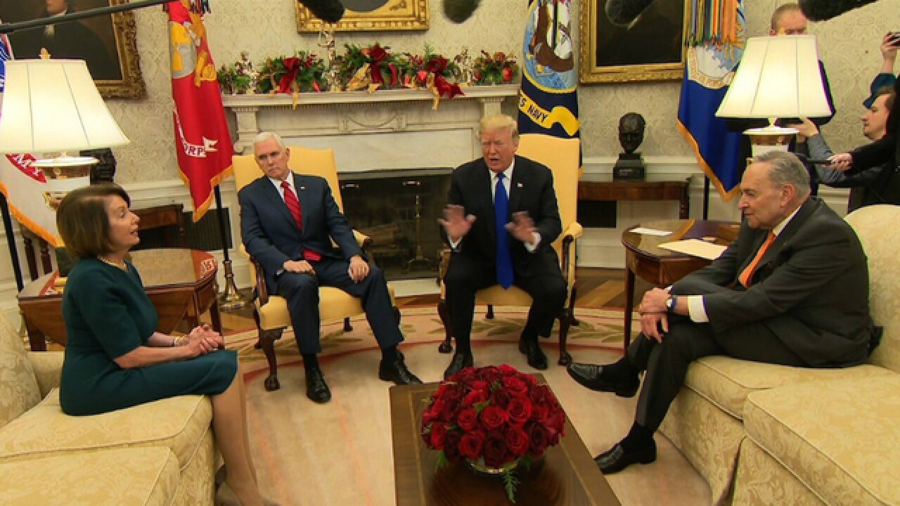 President Trump says he will be 'proud' to shut down government over border security