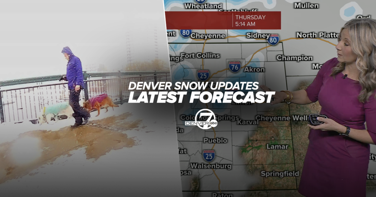Denver snow timeline: When it moves out, what to expect on Colorado roads