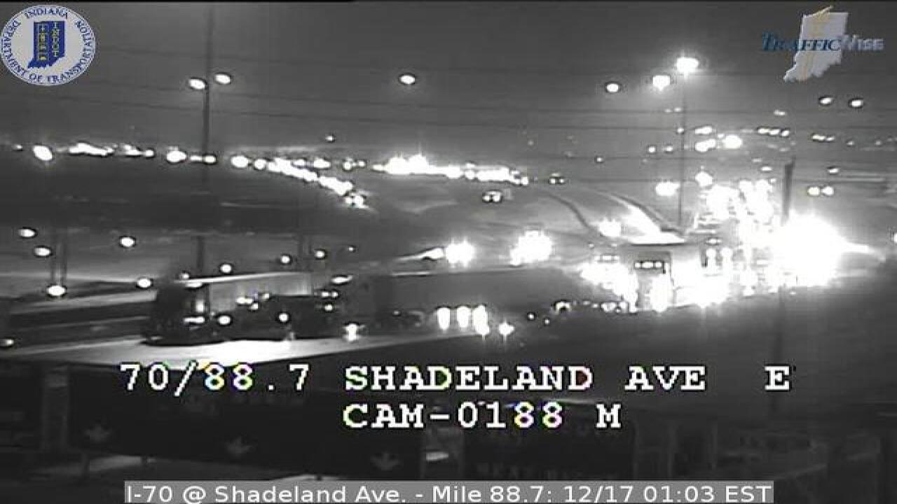PHOTOS: Freezing rain cause major traffic jams