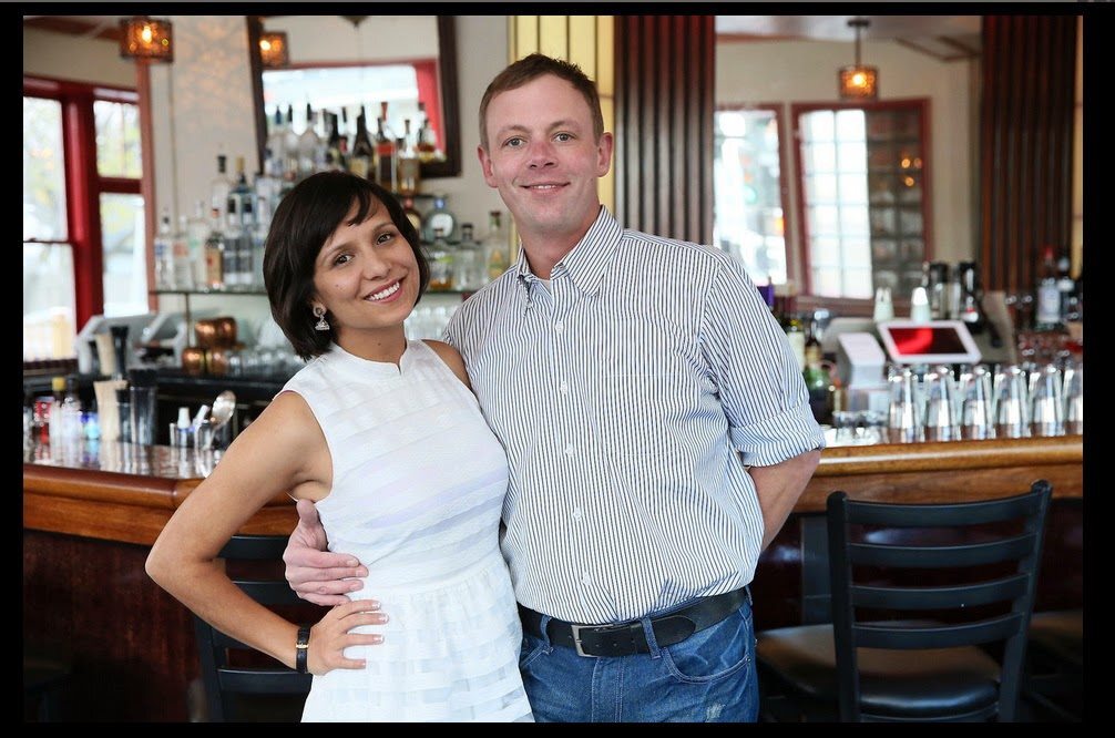 Barkha and John Daily, owners of The Cheel