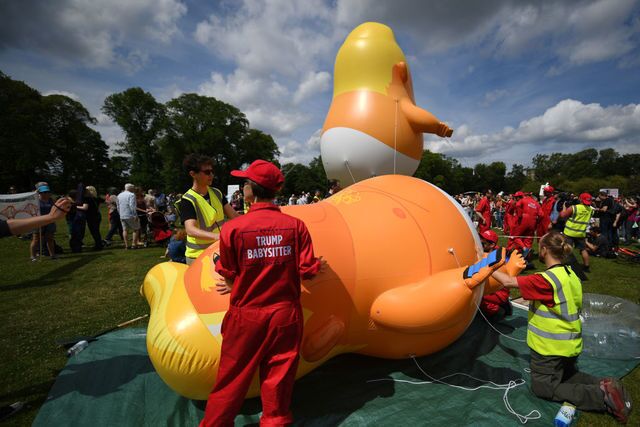 Photos: Scotland protests President Donald Trump's visit