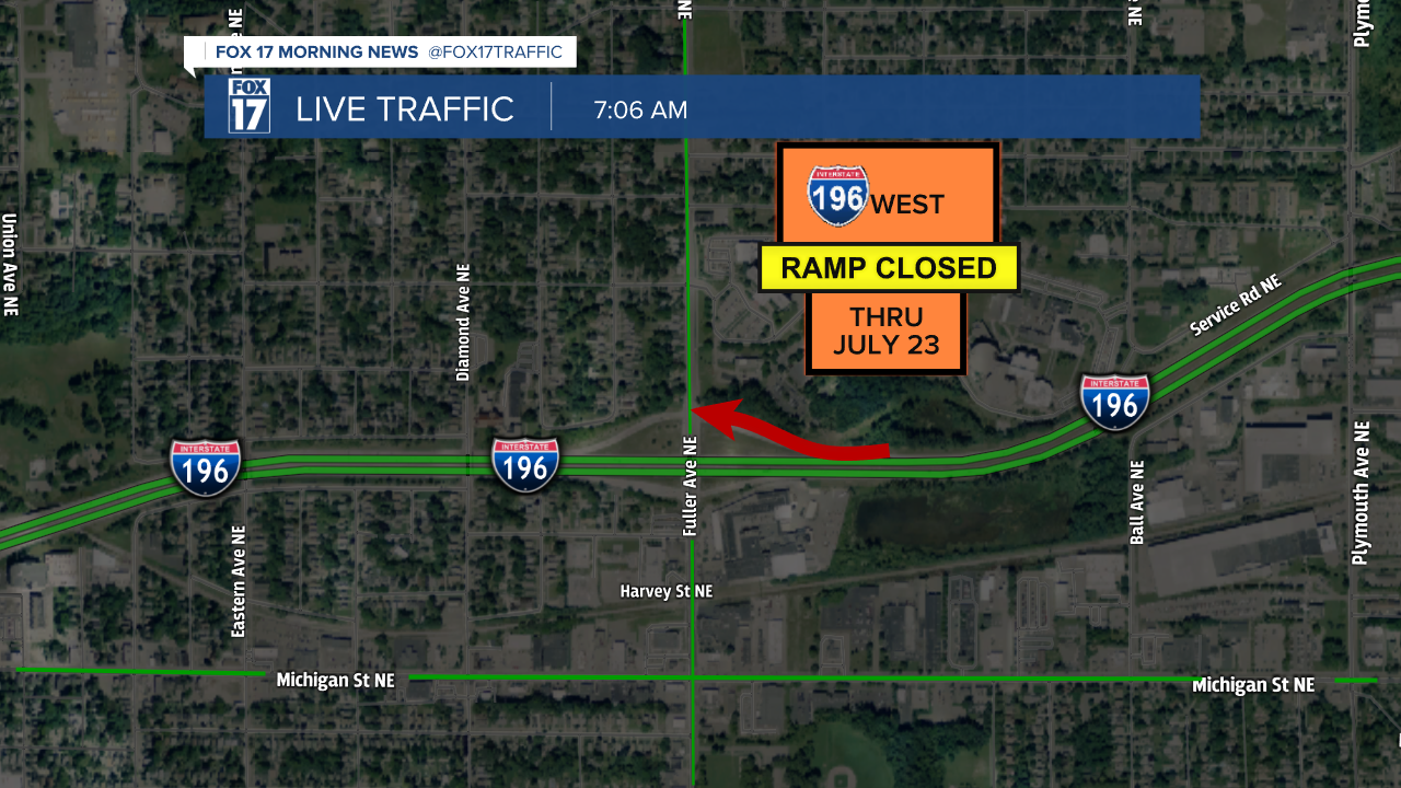 196 WB ramp closed Fuller 7-28.png