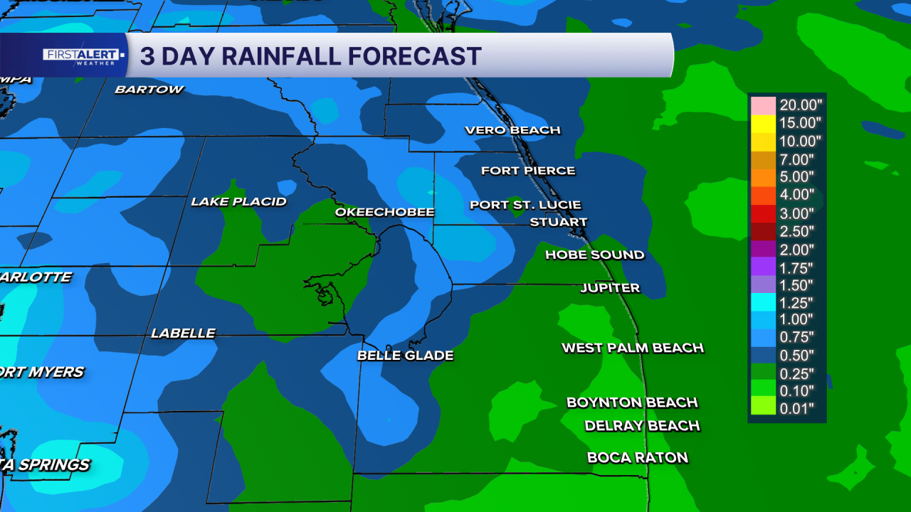 Rain totals Aug. 7, 2026