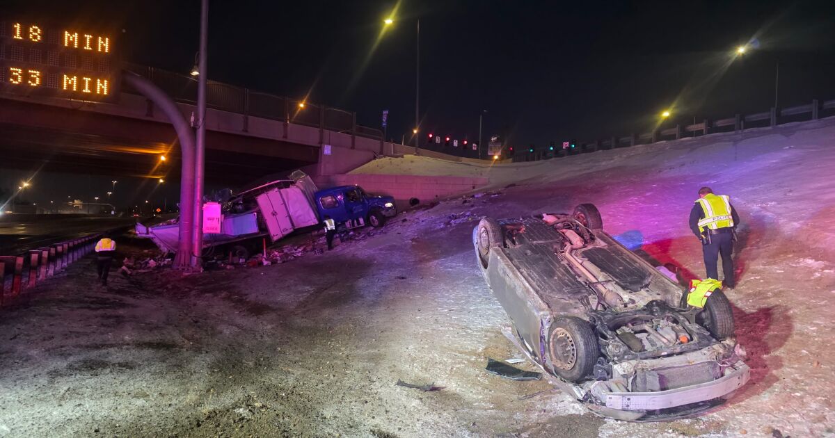 Semi-truck crash closes northbound I-25 in Northglenn
