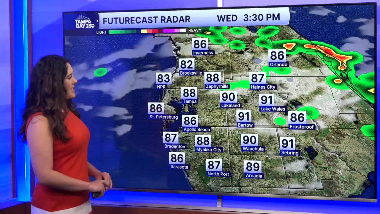 Forecast: Mostly dry and warm Wednesday afternoon