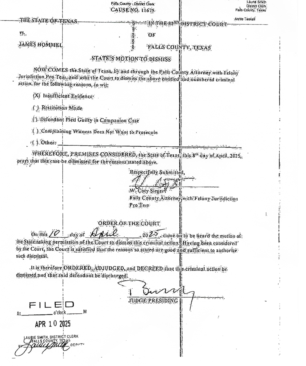Motion to Dismiss