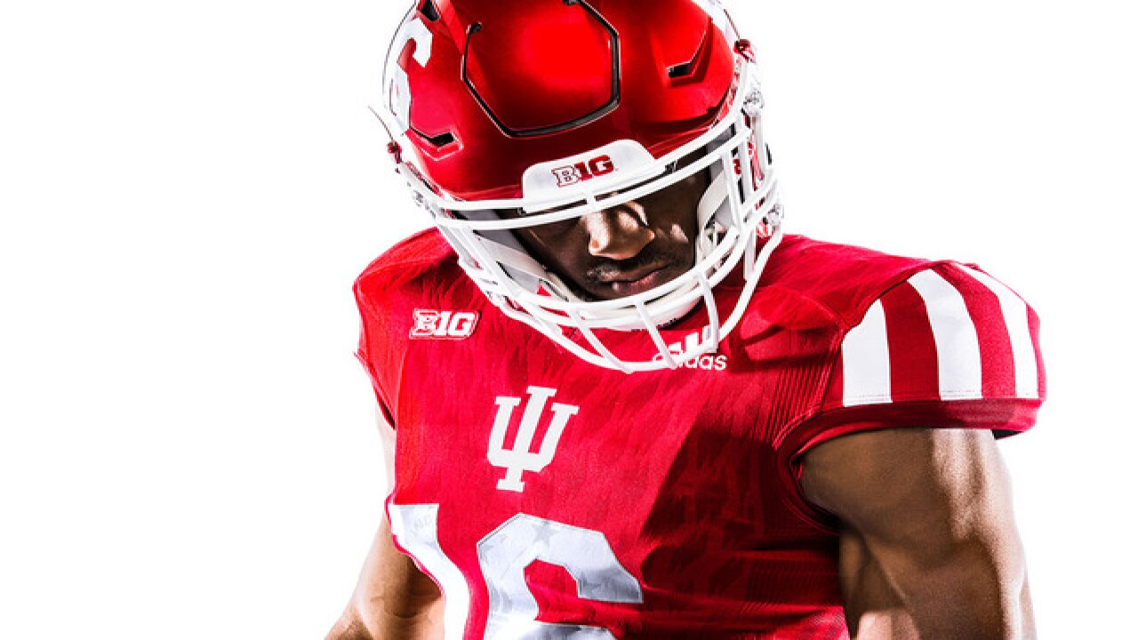 LOOK: IU unveils Candy Stripe football uniforms