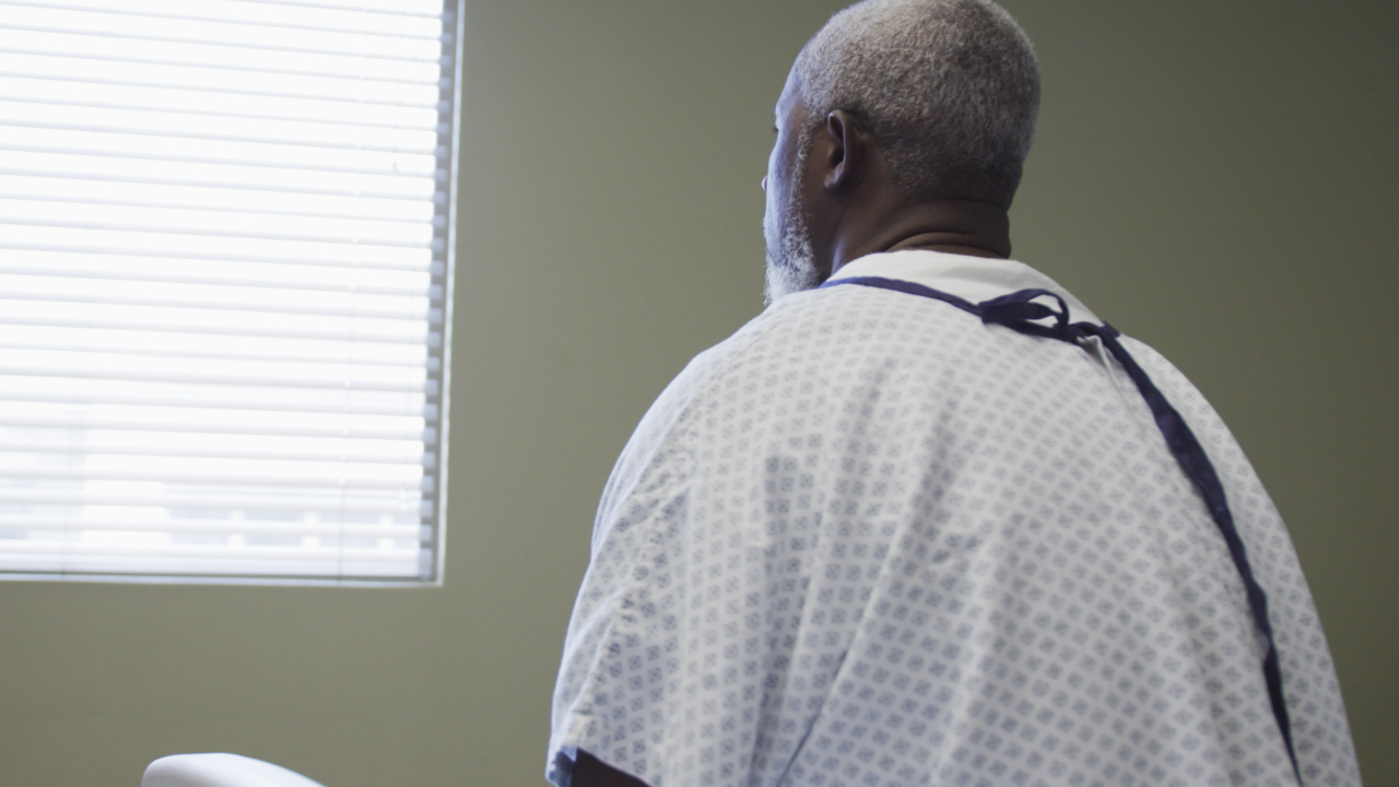 patient in healthcare facility