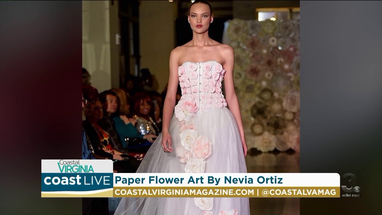 An artist creates paper flowers that last a lifetime on Coast Live