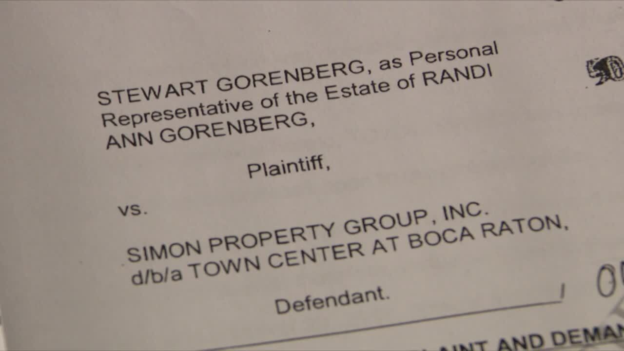 Lawsuit for Randi Gorenberg vs. Town Center at Boca Raton